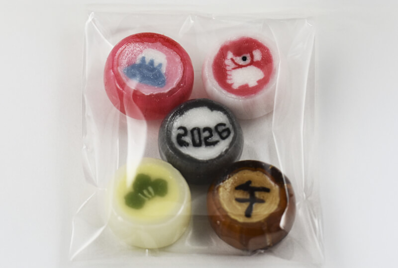 縁起開運えと飴　春駒